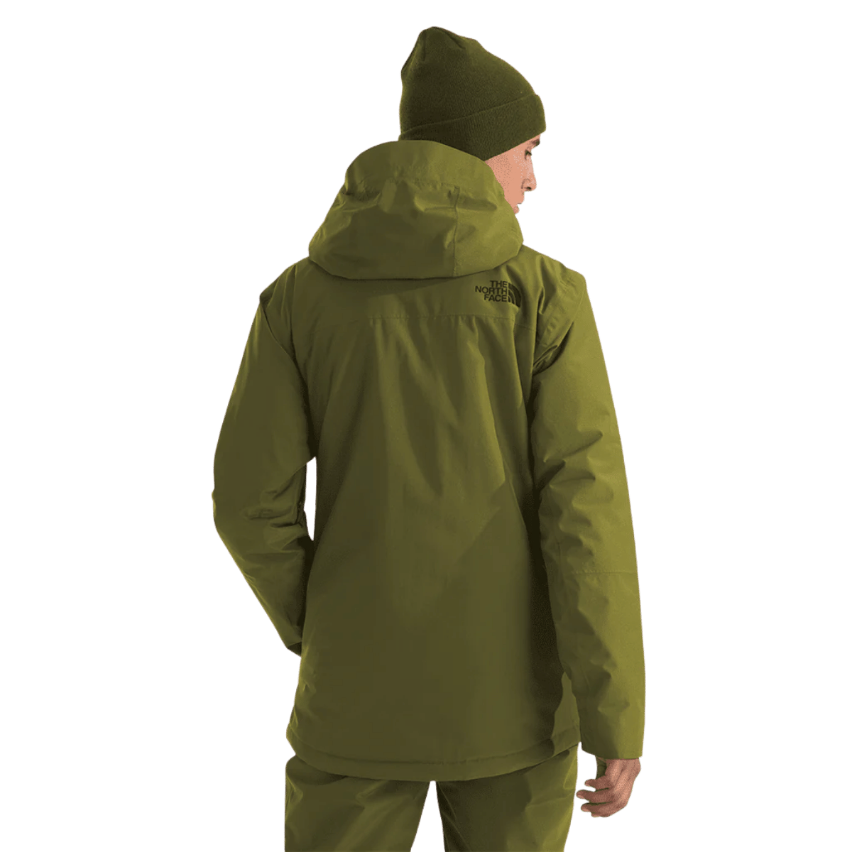 NORTHFACE DESCENDIT JACKET - FOREST OLIVE WW BACK