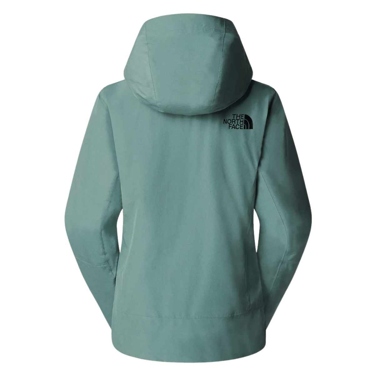 NORTHFACE WOMEN SKI DESCENDIT JACKET - DK SAGE - BACK VIEW