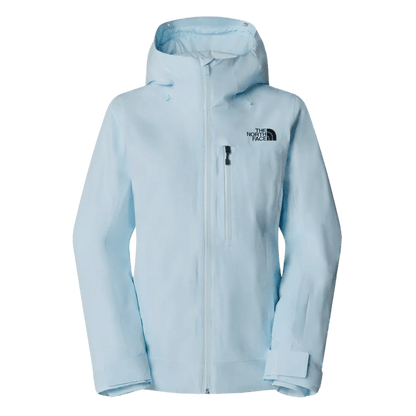 NORTHFACE WOMEN SKI DESCENDIT JACKET - ICE CAP BLUE - FRONT VIEW