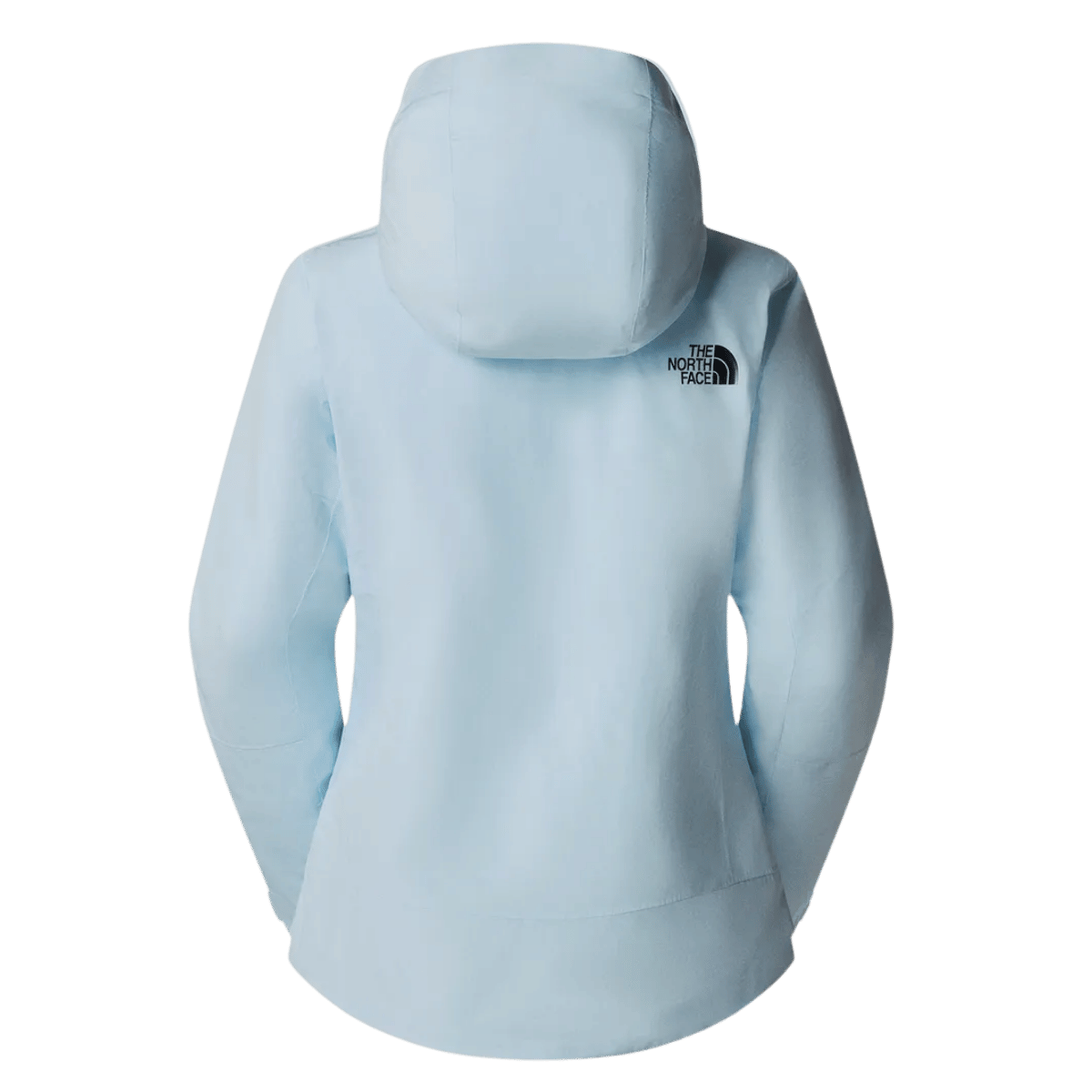 NORTHFACE WOMEN SKI DESCENDIT JACKET - ICE CAP BLUE - BACK VIEW