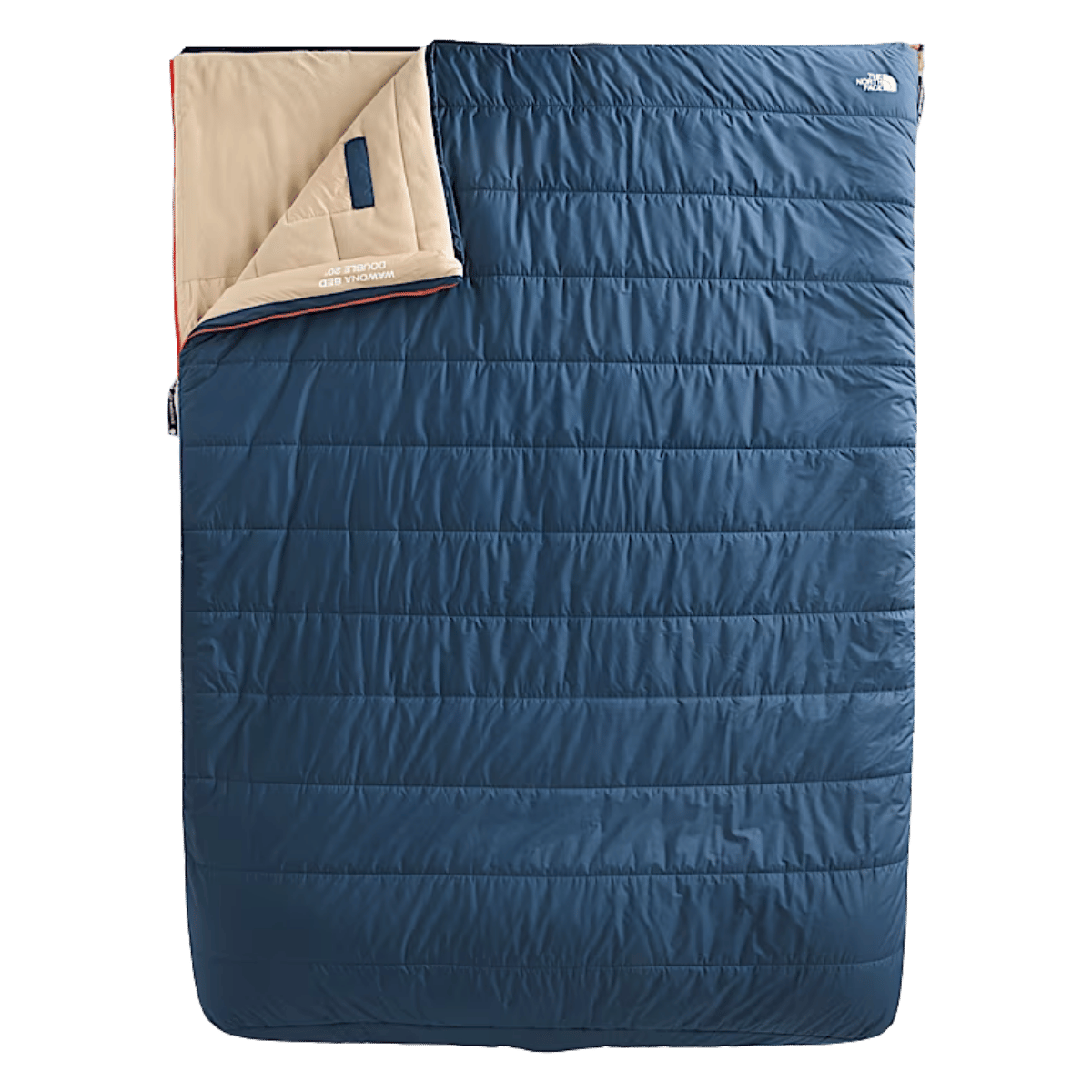 NORTH FACE WAWONA CAMPING BED DOUBLE LONG - SHADY BLUE - FRONT FULL VIEW