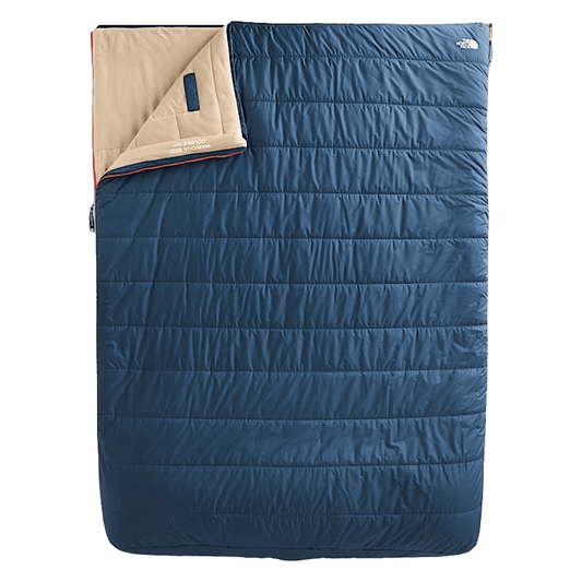 NORTH FACE WAWONA CAMPING BED DOUBLE LONG - SHADY BLUE - FRONT FULL VIEW