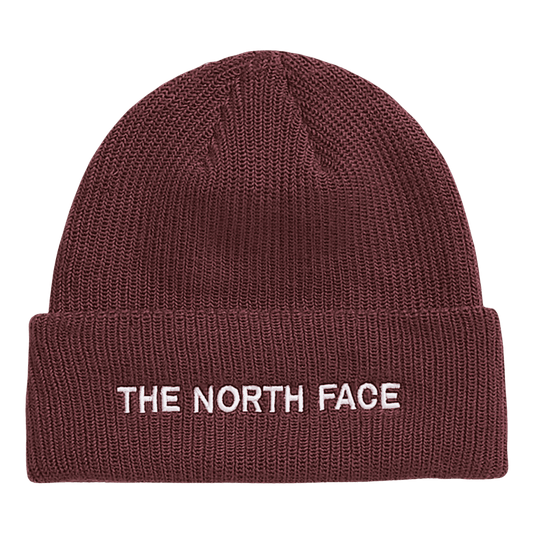 NORTHFACE UNISEX URBAN EMBROIDERED BEANIE - SUMAC - MAIN IMAGE