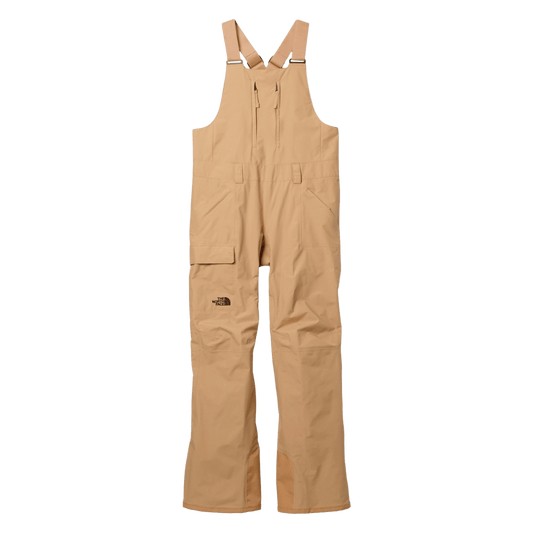 NORTHFACE FREEDOM WATERPROOF BIB - ALMOND BUTTER - FRONT FULL VIEW