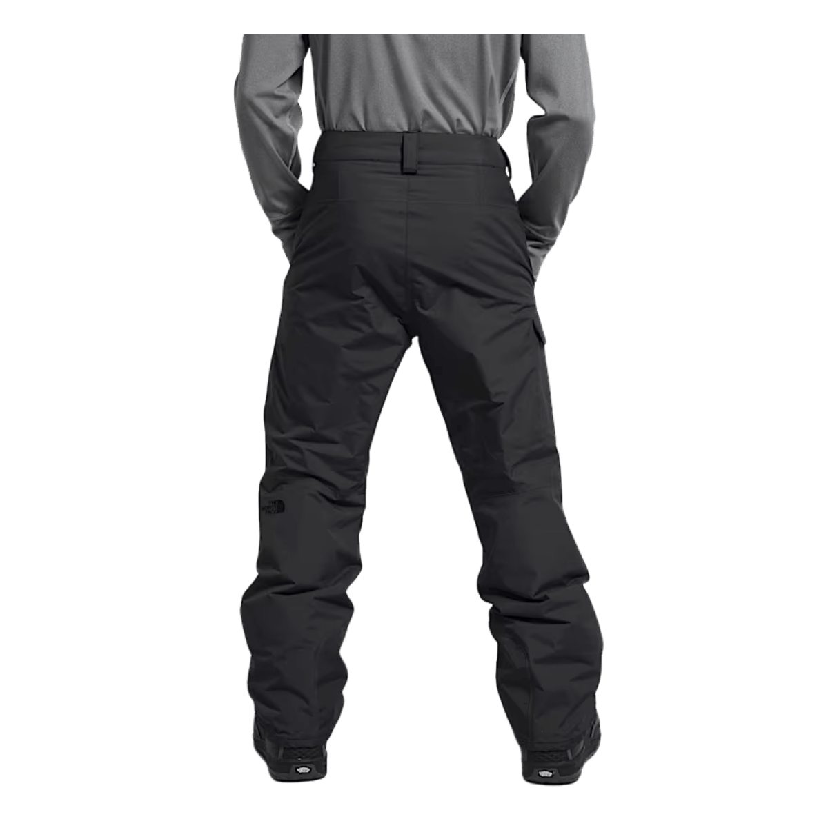 NORTHFACE FREEDOM INSULATED HEATSEEKER PANT - ASPHALT GRAY - BACK FULL VIEW WW
