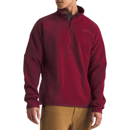 NORTHFACE FRONT RANGE FLEECE 1/2 ZIP - BEETROOT HEATHER WW FRONT