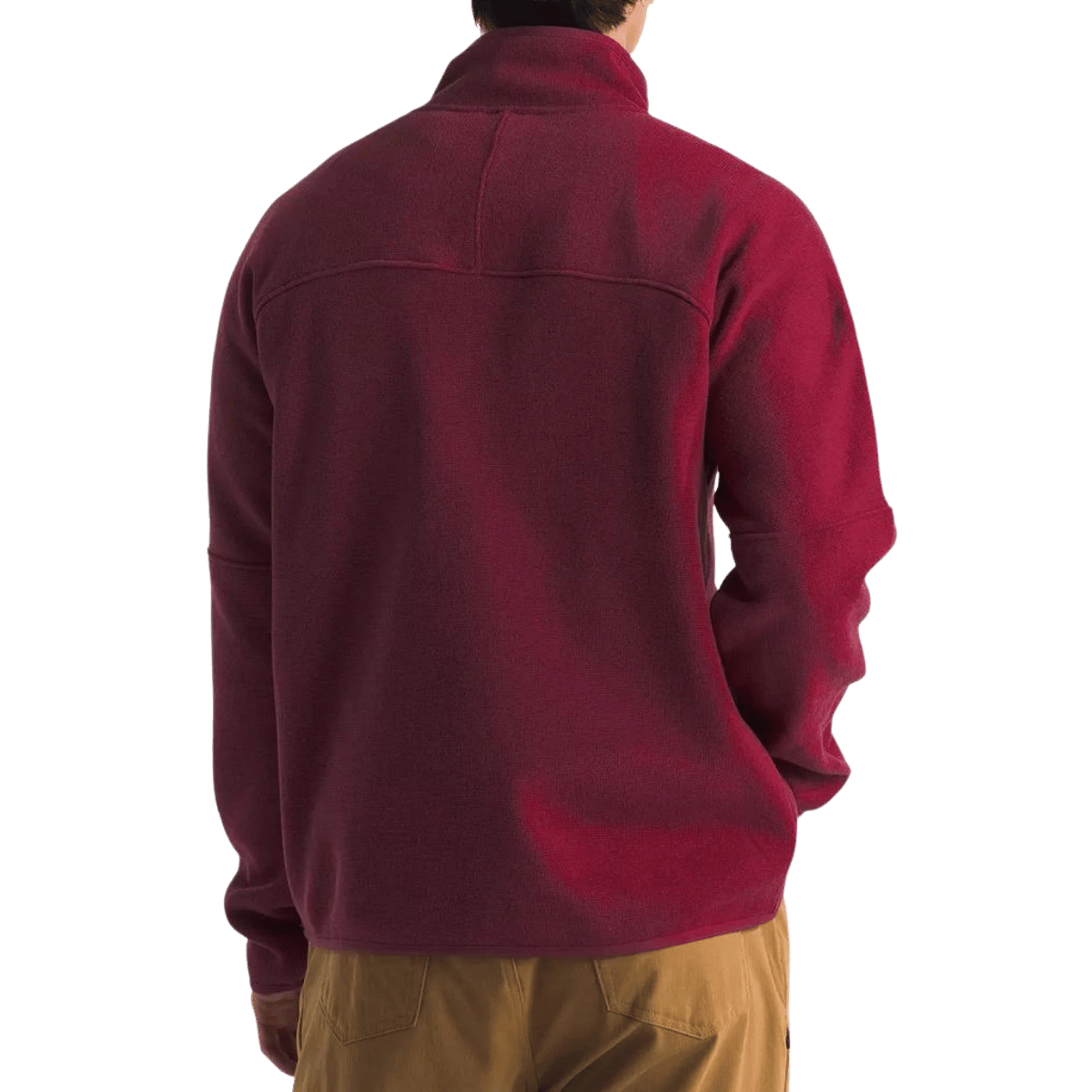 NORTHFACE FRONT RANGE FLEECE 1/2 ZIP - BEETROOT HEATHER WW  BACK