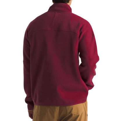 NORTHFACE FRONT RANGE FLEECE 1/2 ZIP - BEETROOT HEATHER WW  BACK