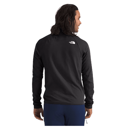 NORTHFACE SUMMIT FUTUREFLEECE LIGHTWEIGHT 1/2 ZIP - TNF BLACK - BACK VIEW WW
