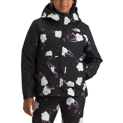 NORTHFACE GIRLS FREEDOM INSULATED JACKET - TNF BLACK WINTER WW FRONT
