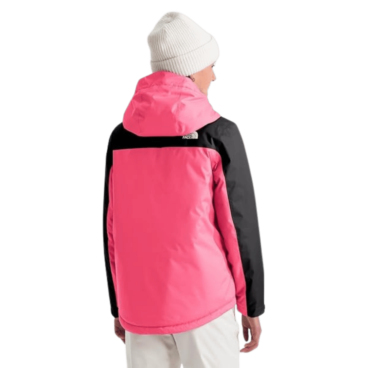 NORTHFACE GIRL'S FREEDOM INSULATED JACKET - RADIANT POPPY WW BACK
