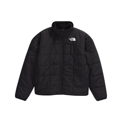 NORTHFACE GIRL'S REVERSIBLE SHASTA FULLZIP JACKET - TNF BLACK FRONT