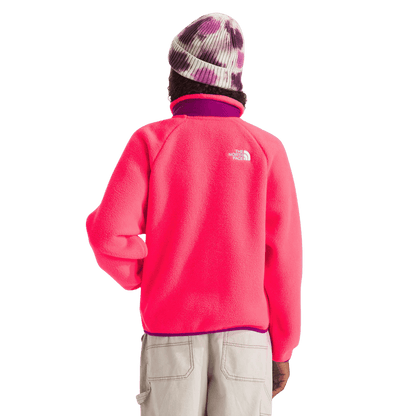 NORTHFACE GIRL'S YUMIORI FULL ZIP JACKET - RADIANT POPPY WW BACK