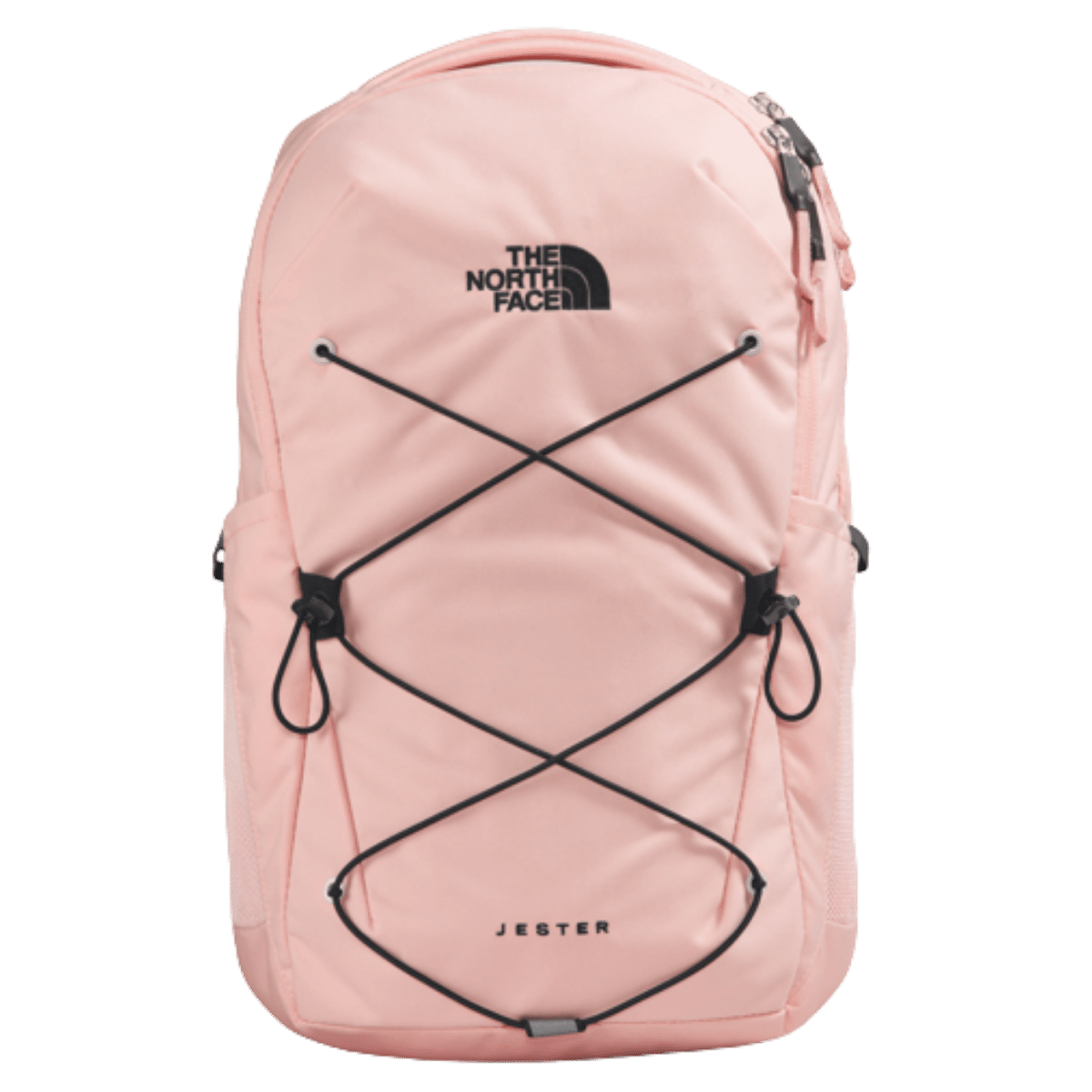 NORTHFACE WOMEN'S JESTER EVERYDAY BACKPACK - PINK MOSS/BLK - FRONT