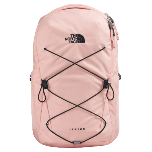 NORTHFACE WOMEN'S JESTER EVERYDAY BACKPACK - PINK MOSS/BLK - FRONT