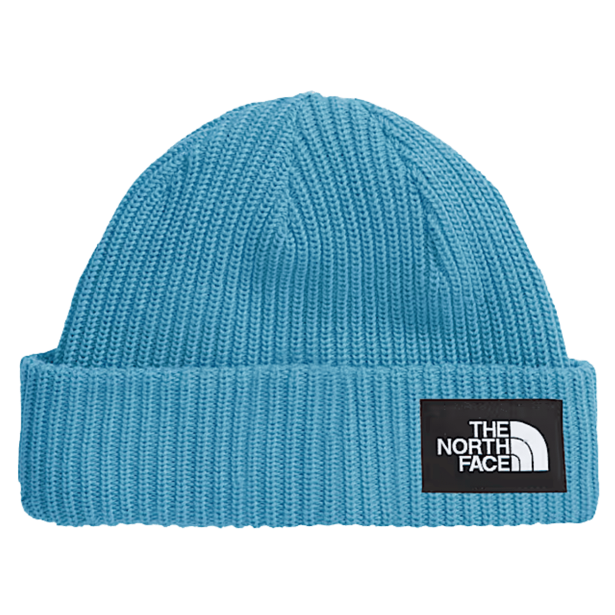 NORTHFACE UNISEX KIDS SALTY LINED FLASHDRY BEANIE - DUSK BLUE - FRONT VIEW