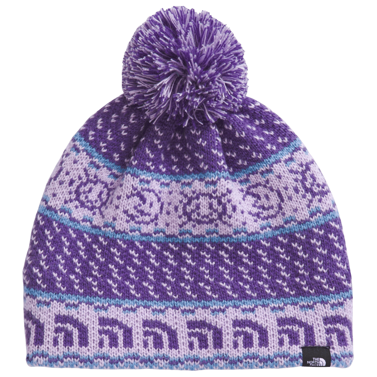 NORTHFACE KIDS CABIN SKI TUKE CLASSIC FIT - LITE LILAC JACQUARD - FRONT VIEW