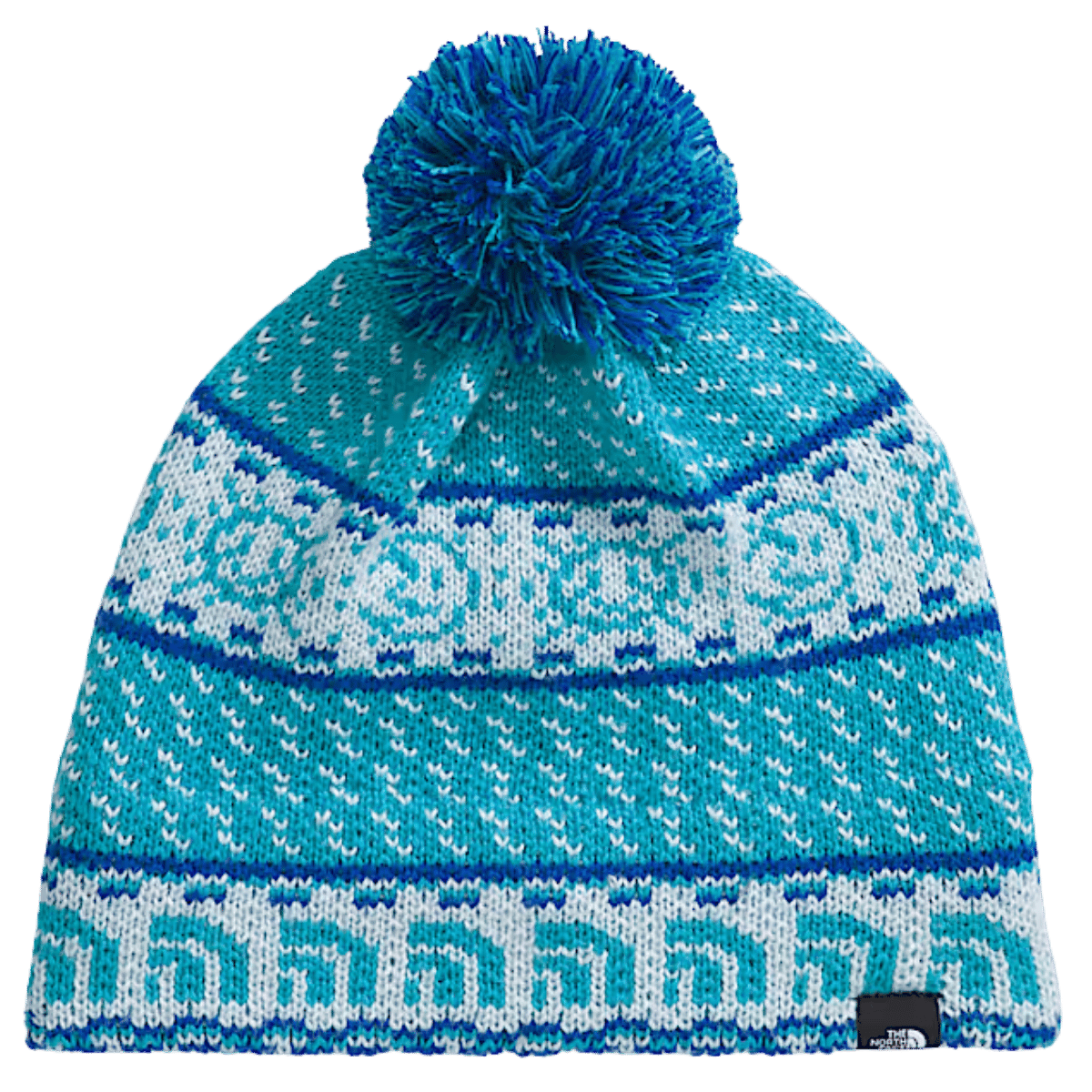 NORTHFACE KIDS CABIN SKI TUKE CLASSIC FIT - POLAR HAZE JACQUARD - FRONT VIEW