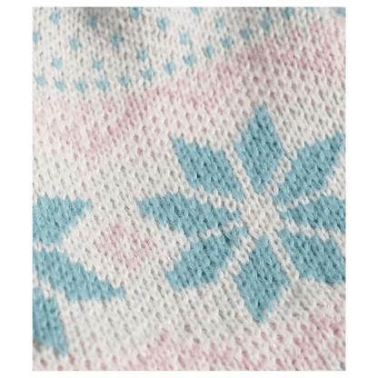 NORTHFACE KIDS CABIN SKI TUKE CLASSIC FIT - WHT DUNE JACQUARD - ZOOM VIEW