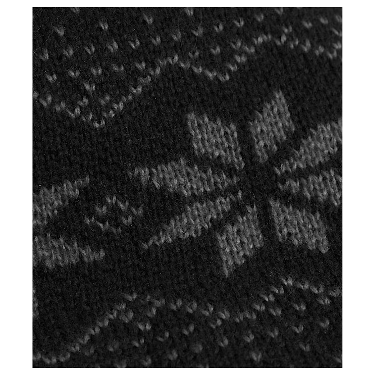 NORTHFACE KIDS CABIN SKI TUKE CLASSIC FIT - TNF BLK JACQUARD - ZOOM VIEW