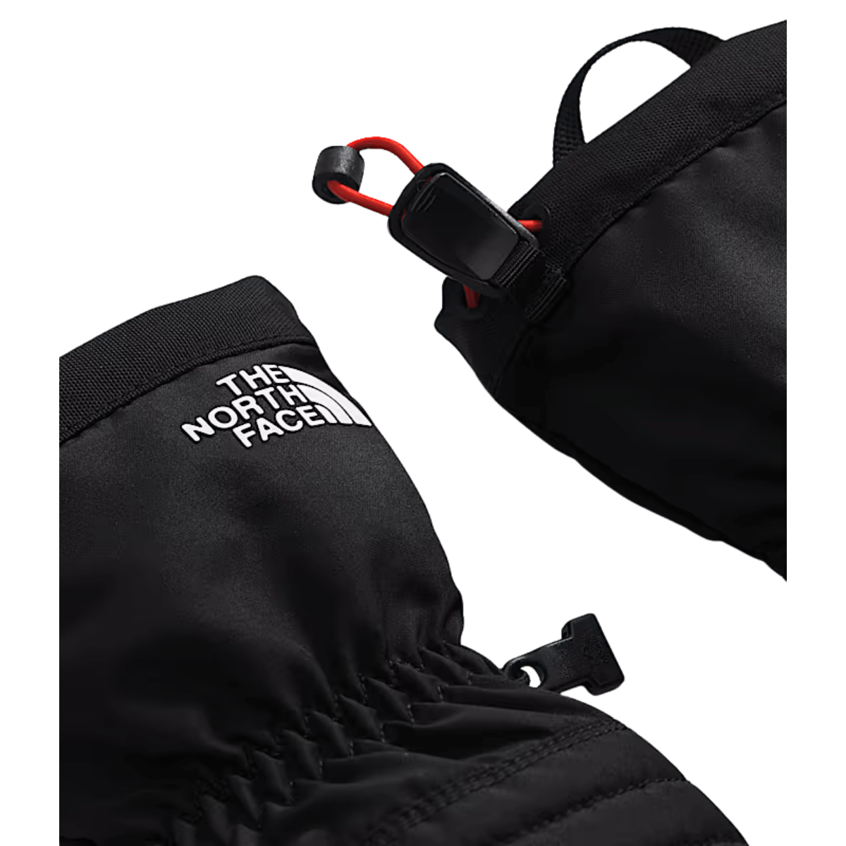 NORTHFACE KIDS MONTANA SKI GLOVE - TNF BLACK ZOOMED ANGLE