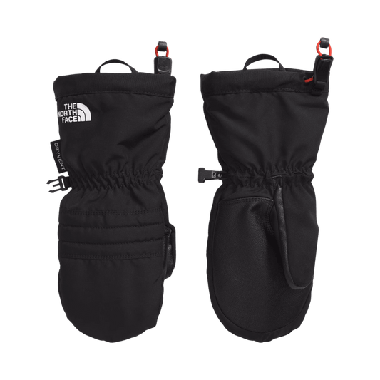 NORTHFACE KIDS MONTANA SKI MITT - TNF BLACK FRONT AND BACK