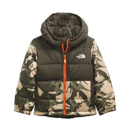 NORTHFACE KIDS REVERSIBLE MOUNT CHIMBO ZIP JACKET NEW TAUPE GREEN