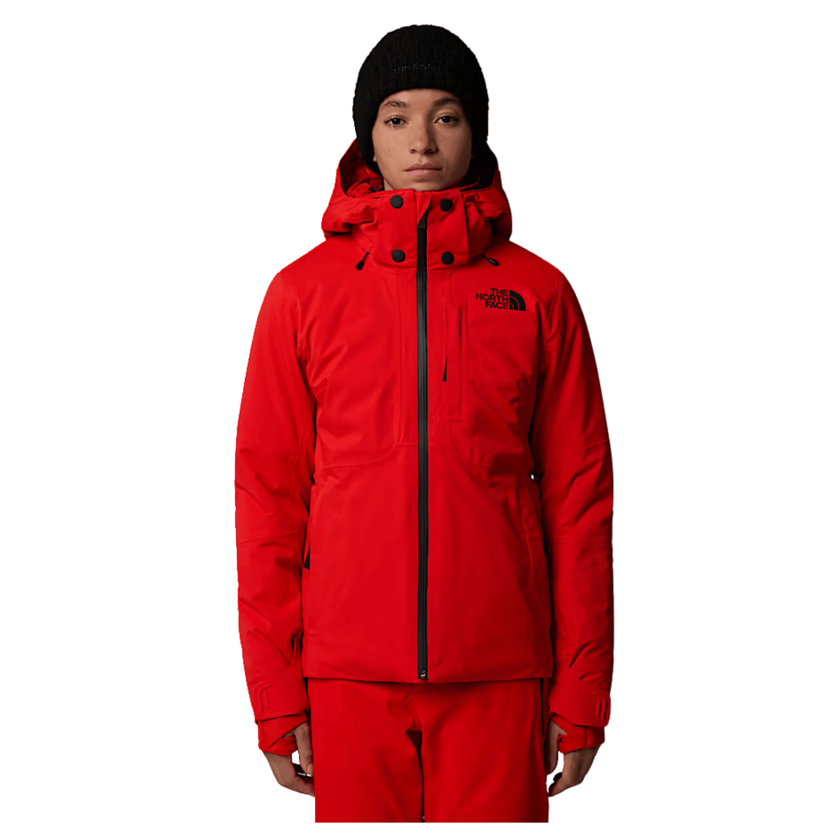 NORTHFACE WOMEN HEATSEEKER LENADO JACKET - FIERY RED - FRONT VIEW WW