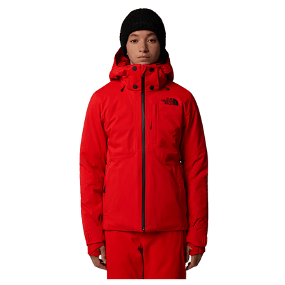 NORTHFACE WOMEN HEATSEEKER LENADO JACKET - FIERY RED - FRONT VIEW WW