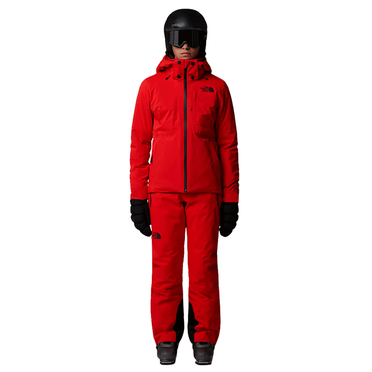 NORTHFACE WOMEN HEATSEEKER LENADO JACKET - FIERY RED - FRONT FULL VIEW WW
