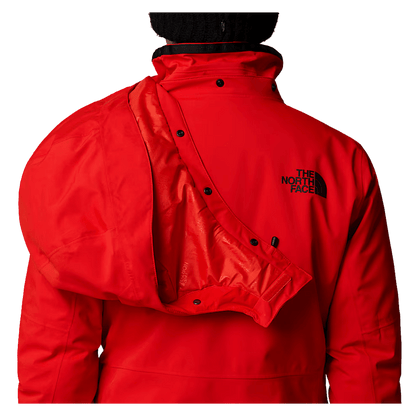 NORTHFACE WOMEN HEATSEEKER LENADO JACKET - FIERY RED - BACK ZOOM VIEW WW