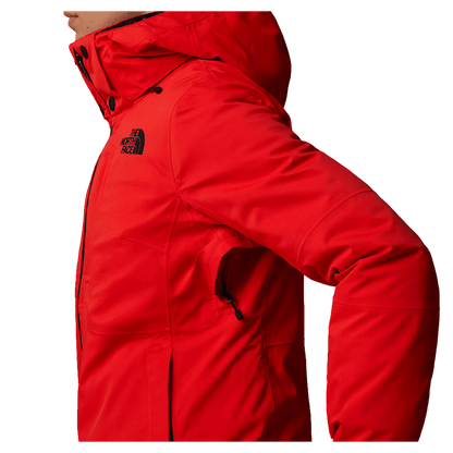 NORTHFACE WOMEN HEATSEEKER LENADO JACKET - FIERY RED - SIDE VIEW WW