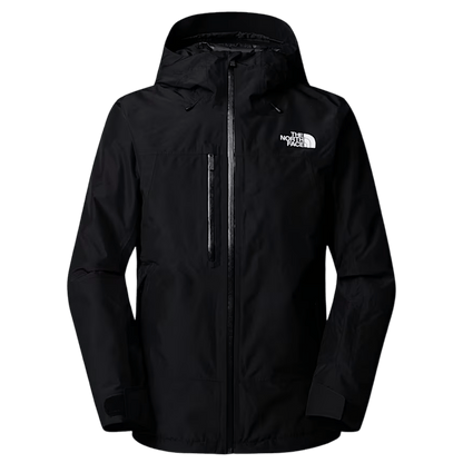NORTHFACE MEN'S DESCENDIT JACKET DRYVENT 2L - TNF BLACK - FRONT VIEW 