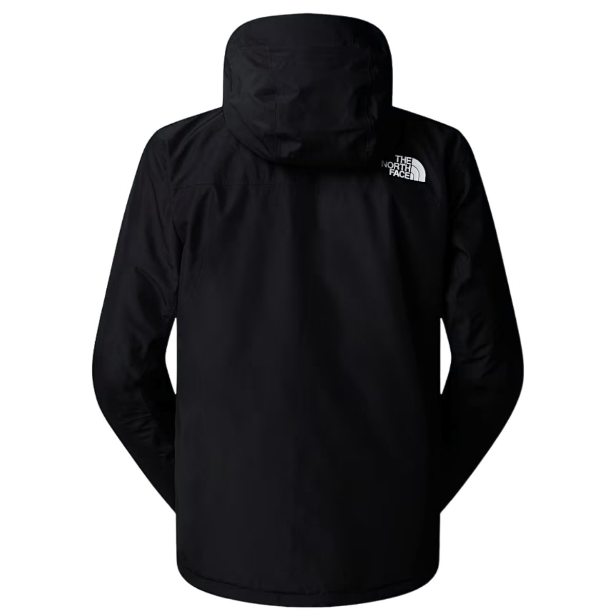 NORTHFACE MEN'S DESCENDIT JACKET DRYVENT 2L - TNF BLACK - BACK VIEW 