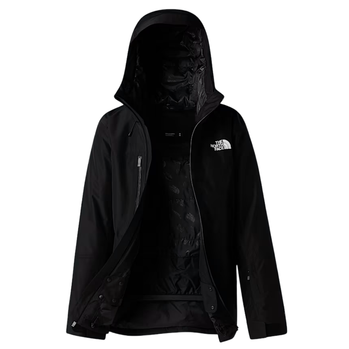 NORTHFACE MEN'S DESCENDIT JACKET DRYVENT 2L - TNF BLACK - INNER VIEW