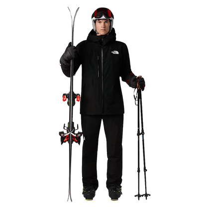 NORTHFACE MEN'S DESCENDIT JACKET DRYVENT 2L - TNF BLACK - FRONT FULL VIEW WW