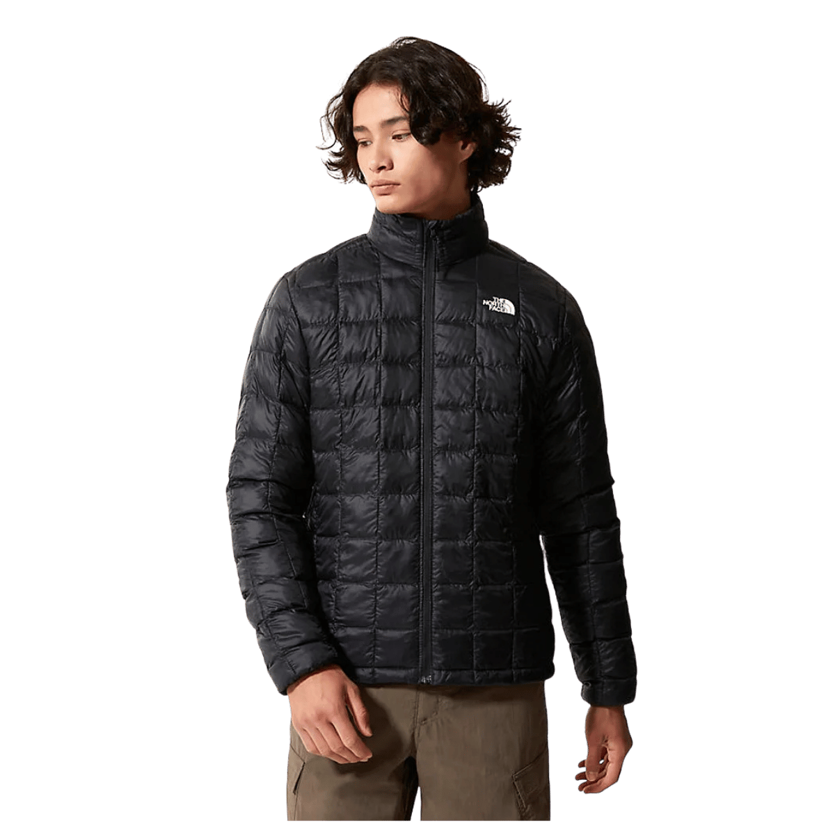NORTHFACE MEN'S THERMOBALL INSULATION JACKET 2.0 - TNF BLACK - FRONT VIEW WW