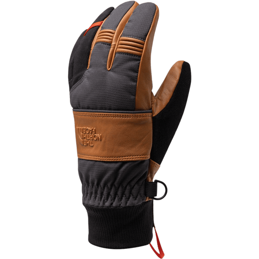 NORTHFACE MONTANA PRO SG GTX GLOVE - LEATHER BROWN/ASPHALT GREY FRONT
