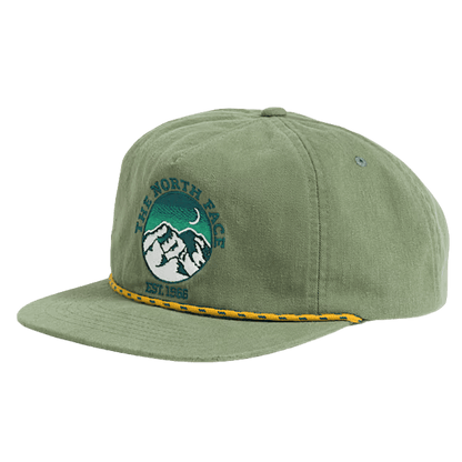 NORTHFACE NORM 5-PANEL CLASSIC FIT HAT - BARK MIST - FRONT VIEW