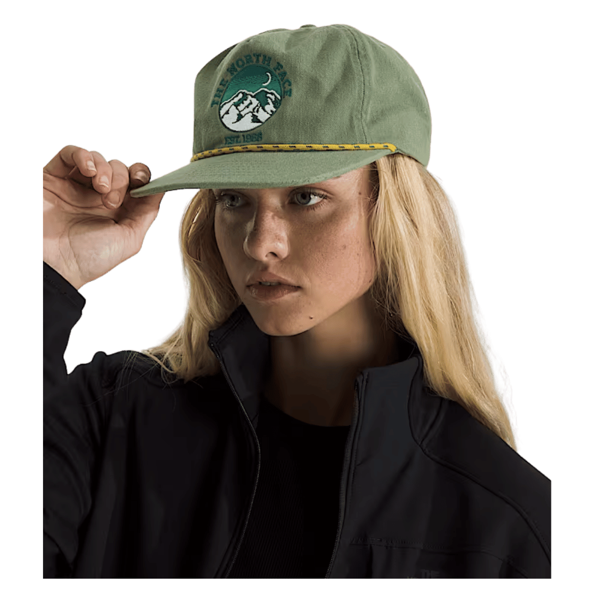 NORTHFACE NORM 5-PANEL CLASSIC FIT HAT - BARK MIST - SIDE VIEW WW