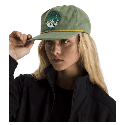 NORTHFACE NORM 5-PANEL CLASSIC FIT HAT - BARK MIST - SIDE VIEW WW