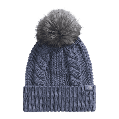 NORTHFACE WOMEN'S OH MEGA OVERSIZED FUR POM BEANIE - TWILIGHT GALAXY - MAIN IMAGE