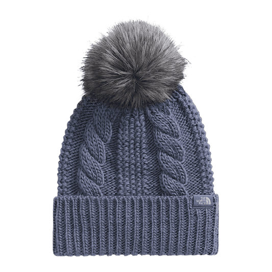 NORTHFACE WOMEN'S OH MEGA OVERSIZED FUR POM BEANIE - TWILIGHT GALAXY - MAIN IMAGE