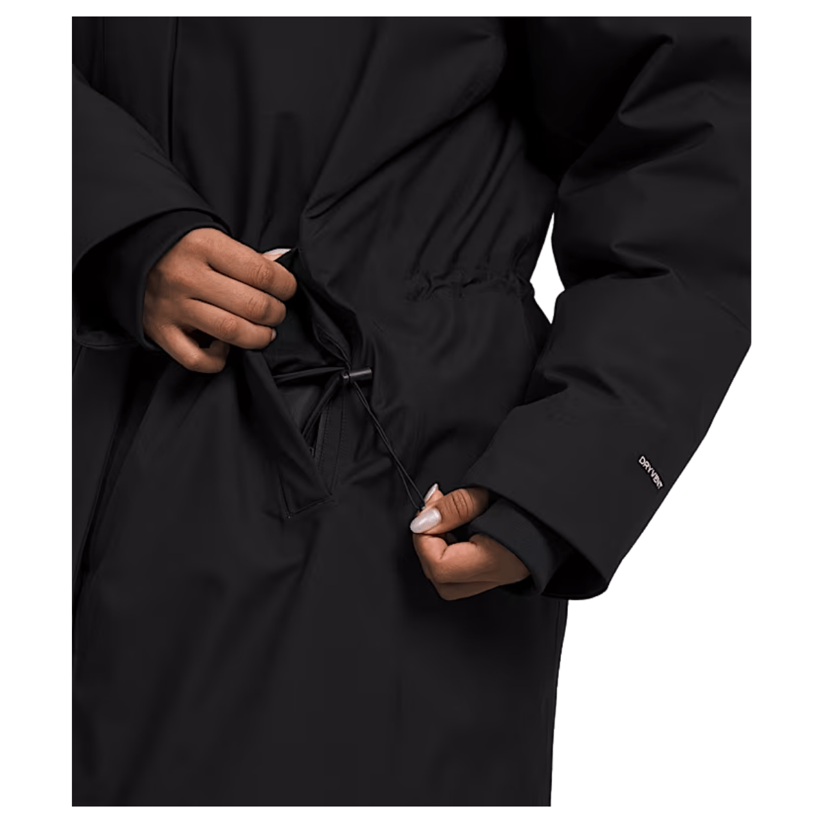 NORTHFACE WOMEN'S PLUS ARCTIC PARKA EVERYDAY JACKET - TNF BLACK - ADJUSTABLE 