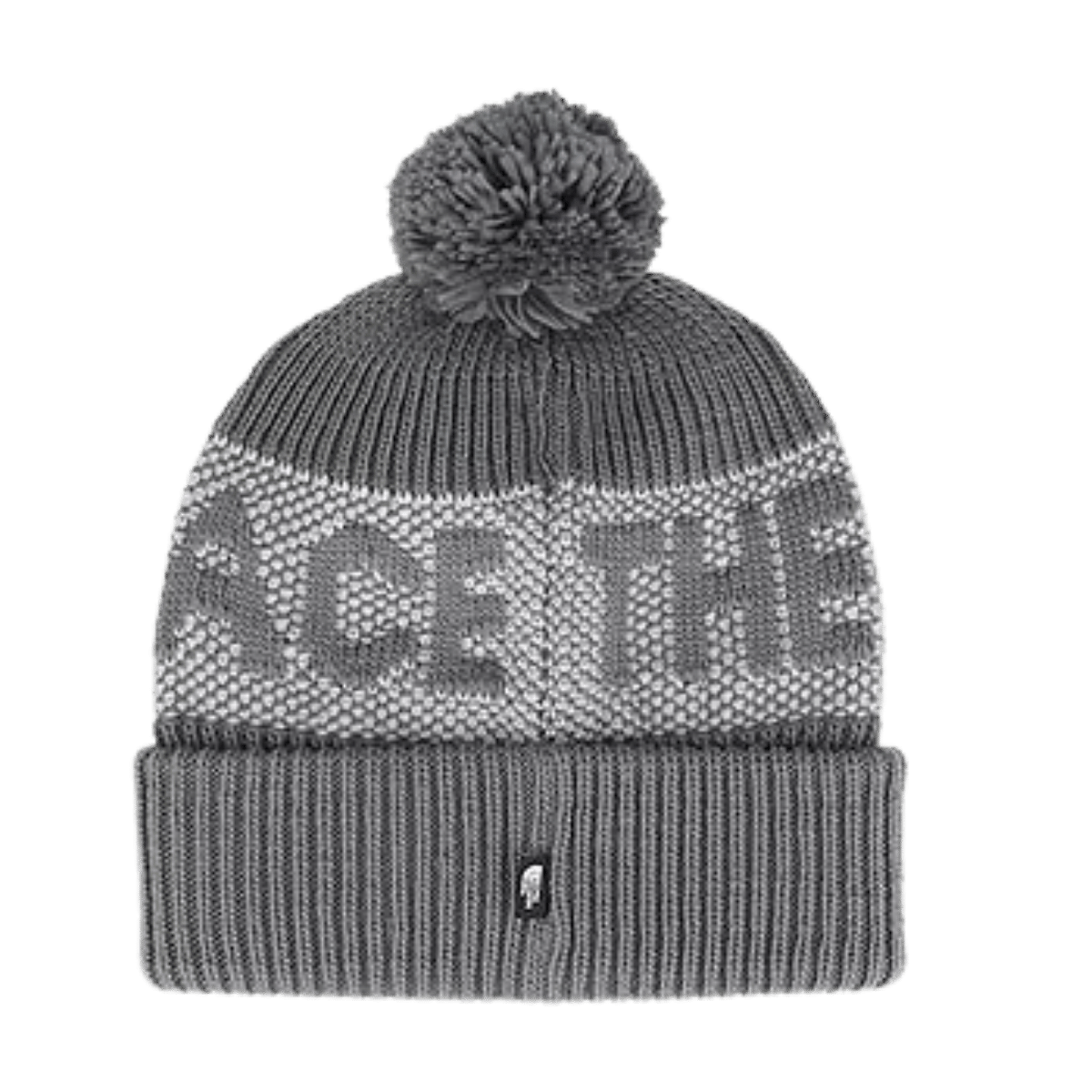 NORTHFACE RETRO CABIN BEANIE - SMOKED PEARL FRONT