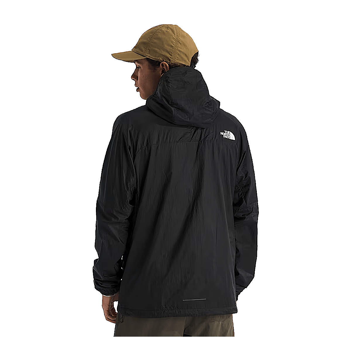 NORTH FACE RIDGELITE FUTURE FLEECE WIND JACKET - TNF BLACK - BACK VIEW