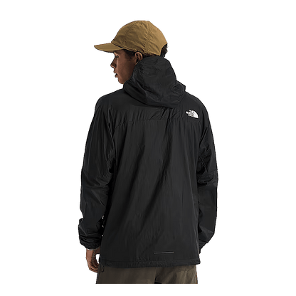 NORTH FACE RIDGELITE FUTURE FLEECE WIND JACKET - TNF BLACK - BACK VIEW