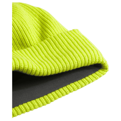 NORTHFACE SALTY DOG LINED BEANIE - FIZZ LIME - FRONT INSIDE VIEW