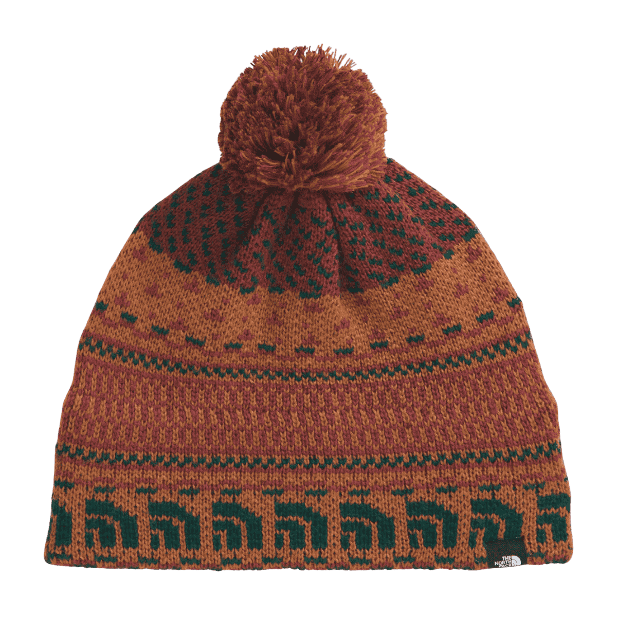 NORTHFACE UNISEX CABIN SKI TUKE CLASSIC FIT - BURNT UMBER JACQUARD - MAIN IMAGE