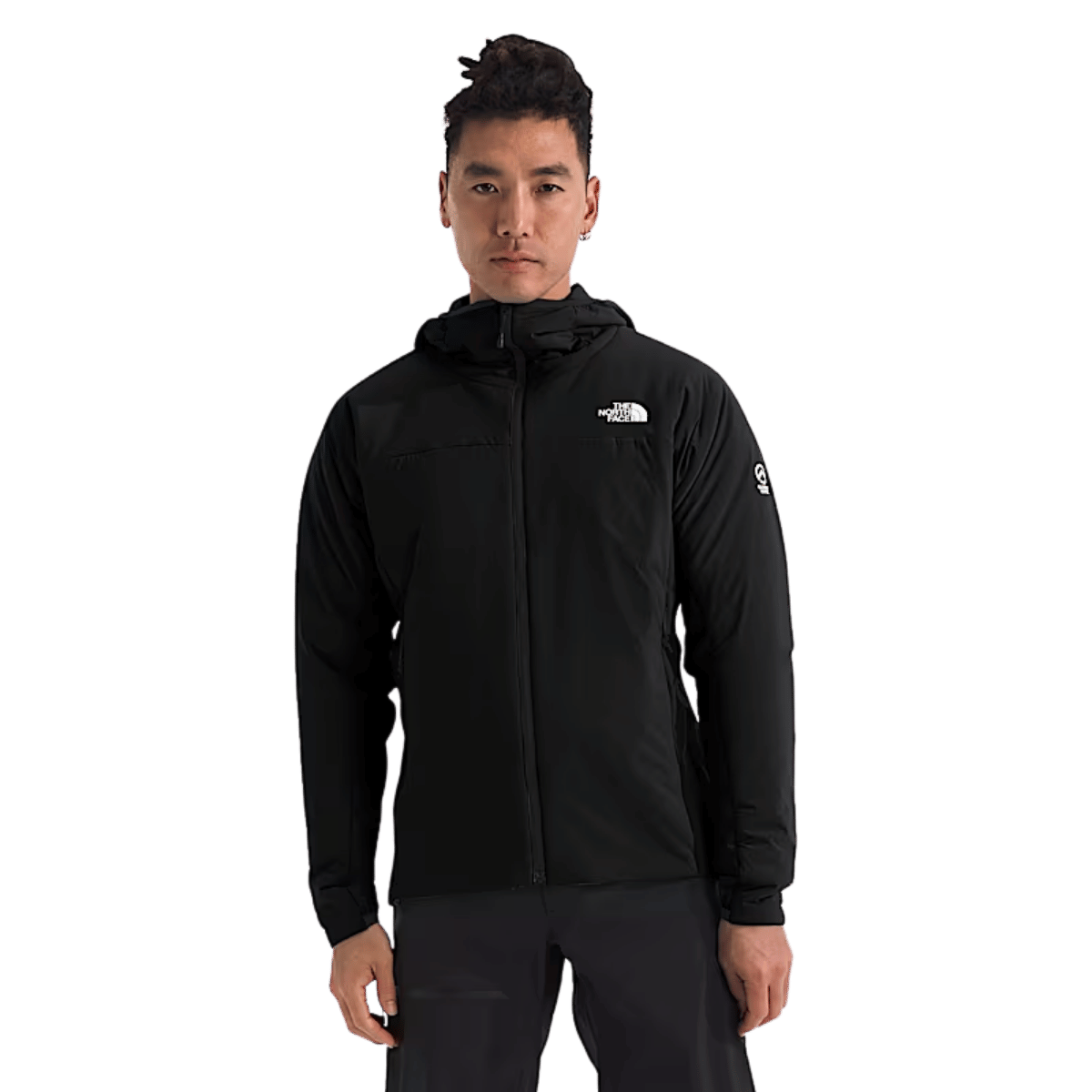 NORTHFACE SUMMIT CASAVAL HYBRID HOODIE - TNF BLACK-NPF WW FRONT